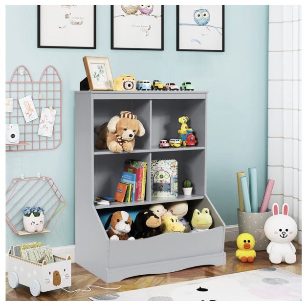Kids' 3-Tier Multi-Functional Bookcase 